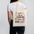 Iced Coffee & Reading Smut Books Girly Spicy Novels Canvas Tote Bag