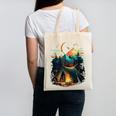 Id Rather Be Camping Great Outdoors Love Glamping Introvert Canvas Tote Bag