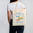I'd Rather Be At The Library Book Lover Loves Books Canvas Tote Bag I'd Rather Be At The Library Book Lover Loves Books Canvas Tote Bag