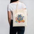 I'm An Indoor Cat Introvert Pizza Popcorn Book Gamer Cat Canvas Tote Bag
