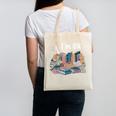 I'm OK Books Pile Books Stack Bibliophile Bookisk Canvas Tote Bag