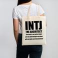 INTJ Architect Personality Introvert Sarcastic Canvas Tote Bag INTJ Architect Personality Introvert Sarcastic Canvas Tote Bag