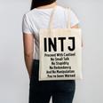 INTJ Rules Architect Personality Type Introvert Canvas Tote Bag