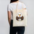 Introvert Eagle And Coffee Lovers Canvas Tote Bag