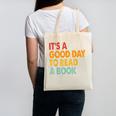 It's A Good Day To Read A Book Retro Vintage Teacher Canvas Tote Bag