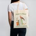 Just a Girl Who Loves Books And Birds Book Reading Bird Love Canvas Tote Bag