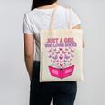 Just A Girl Who Loves Books Butterflies Reading Canvas Tote Bag Just A Girl Who Loves Books Butterflies Reading Canvas Tote Bag