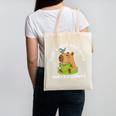 Just a Girl Who Loves Books And Capybaras Canvas Tote Bag