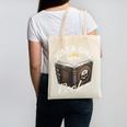 Just A Girl Who Loves Books Witchcraft Spell Book Halloween Canvas Tote Bag