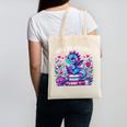 Just A Girl Who Loves Dragons And Books Cute Dragon Reading Premium Tri-Blend Canvas Tote Bag