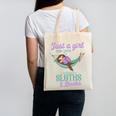 Just a Girl Who Loves Sloths And Books Canvas Tote Bag