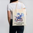 Just One More Chapter Book Dragon Reading Book Lover Bookish Canvas Tote Bag Just One More Chapter Book Dragon Reading Book Lover Bookish Canvas Tote Bag