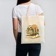 Just One More Chapter Sloth Sleeping On Books Reading Canvas Tote Bag