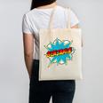 Kids Boys Benjamin Name Personalized Superhero Comic Book Canvas Tote Bag