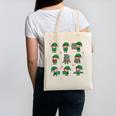 Librarian Book Lover Christmas Elf Reading Joy Canvas Tote Bag
