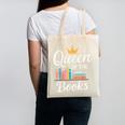 Librarian Queen Of The Books Book Reading Library Canvas Tote Bag