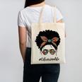Librarian Teacher Messy Bun Life Book Library Back To School Canvas Tote Bag