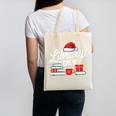 Library Crew Book Lovers Librarian Xmas Holiday Christmas Canvas Tote Bag