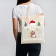 Most Likely To Read A Book On Christmas Love Reading Books Canvas Tote Bag