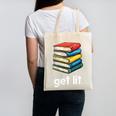 Get Lit With Books Canvas Tote Bag