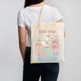 Little Miss 100 Days Smarter Cute Goose Reading Books Girls Canvas Tote Bag Little Miss 100 Days Smarter Cute Goose Reading Books Girls Canvas Tote Bag