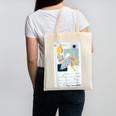 Little Miss Muffet Reading a Picture Book Canvas Tote Bag