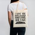 I Love You To The Bookstore And Back Canvas Tote Bag