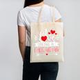 I Love Being A Librarian Library Book Valentine's Day Canvas Tote Bag