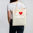 I Love Literature Heart Books Writing Reading Read Write Canvas Tote Bag I Love Literature Heart Books Writing Reading Read Write Canvas Tote Bag