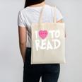 I LOVE TO READ Reading Books Bookworm Library Day Novelty Canvas Tote Bag I LOVE TO READ Reading Books Bookworm Library Day Novelty Canvas Tote Bag