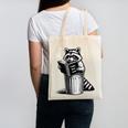 I Love Trashy Book Club Raccoon No Shelf Control Weirdcore Canvas Tote Bag