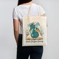 Magical Book Dragon Fantasy Reading Enthusiast Art Canvas Tote Bag Magical Book Dragon Fantasy Reading Enthusiast Art Canvas Tote Bag