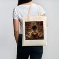 Melanin Afro Women Educated Reading Book History Canvas Tote Bag Melanin Afro Women Educated Reading Book History Canvas Tote Bag