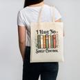 I Have No Shelf Control Flower Book Bookish Canvas Tote Bag