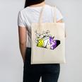 Non-Binary Book Lover Nonbinary Daisy LGBT Reading Pride Canvas Tote Bag Non-Binary Book Lover Nonbinary Daisy LGBT Reading Pride Canvas Tote Bag