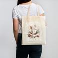 North Pole Book Club Hot Cocoa Served Daily Canvas Tote Bag