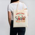 North Pole Readers Book Club Reading Book Christmas Canvas Tote Bag North Pole Readers Book Club Reading Book Christmas Canvas Tote Bag