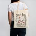North Pole Readers Club Bookish Xmas Santa Book Reading Canvas Tote Bag North Pole Readers Club Bookish Xmas Santa Book Reading Canvas Tote Bag