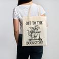 Off To The Bookstore Reading Bookworm Canvas Tote Bag Off To The Bookstore Reading Bookworm Canvas Tote Bag