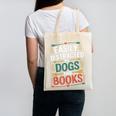 Pet Lover Joke Easily Distracted By Dogs And Books Men Canvas Tote Bag Pet Lover Joke Easily Distracted By Dogs And Books Men Canvas Tote Bag