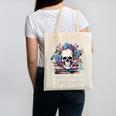 Psychological Thriller Reader Fan Skull Flowers Books Canvas Tote Bag Psychological Thriller Reader Fan Skull Flowers Books Canvas Tote Bag