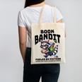 Racoon-Bookworm-Book Bandit-Fueled By Fiction Canvas Tote Bag Racoon-Bookworm-Book Bandit-Fueled By Fiction Canvas Tote Bag