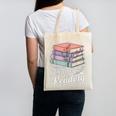 Rather Be Reading Book Lover Stack Canvas Tote Bag