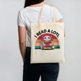 I Read Alotl Axolotl Retro Reading Books Lover Vintage Canvas Tote Bag