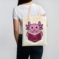 I Read Banned Books Axolotl Reading Canvas Tote Bag I Read Banned Books Axolotl Reading Canvas Tote Bag