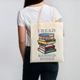 I Read Banned Books Bookworm Canvas Tote Bag