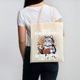 Read Banned Books Drink Coffee Fight Evil Cat Canvas Tote Bag