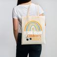 I Still Read Children's Books Rainbow Canvas Tote Bag