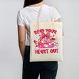 Read Your Heart Out Teacher Valentine Reading Book Lover Canvas Tote Bag