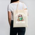 I Read Past My Bedtime Reading Sloth Book Lover Canvas Tote Bag I Read Past My Bedtime Reading Sloth Book Lover Canvas Tote Bag